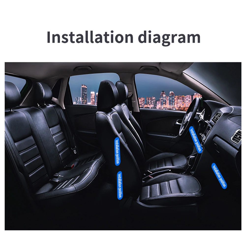 Car Foot Light Ambient Light Atmosphere Decorative Lamp RGB Decorative Lamp LED Car Interior Remote APP Control