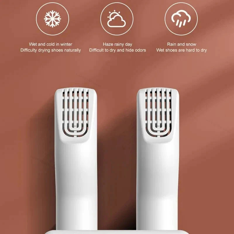 220V Electric Shoe Dryer, Portable Shoe & Boot Drying Machine with Sterilization Deodorization, Heated Foot Protector for Gloves