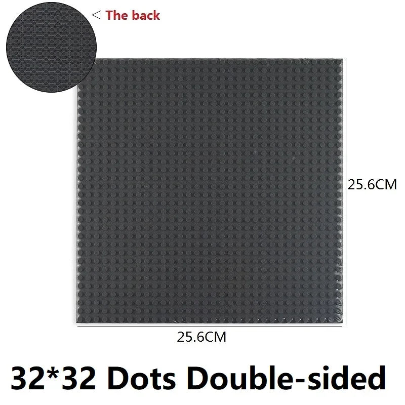 Single Double Sided Classic Base Plates Blocks Plates  32x32 16x16 16x32 Dots DIY Simulated scene Building block base Toy