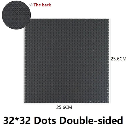 Single Double Sided Classic Base Plates Blocks Plates  32x32 16x16 16x32 Dots DIY Simulated scene Building block base Toy