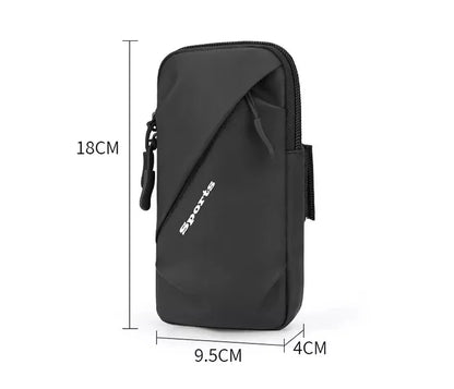 Running Phone Holder Jogging Bags for iPhone Samsung Universal Waterproof PU Sports Armband Phones Arm Bag Running Accessory