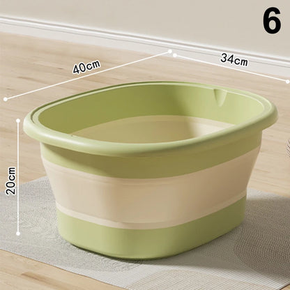 1Pcs Foldable Home Foot Bath Bucket Portable Foot Soak Foot Tub Massage Foot Wash Leisure Health Bucket Foot Bath Basin