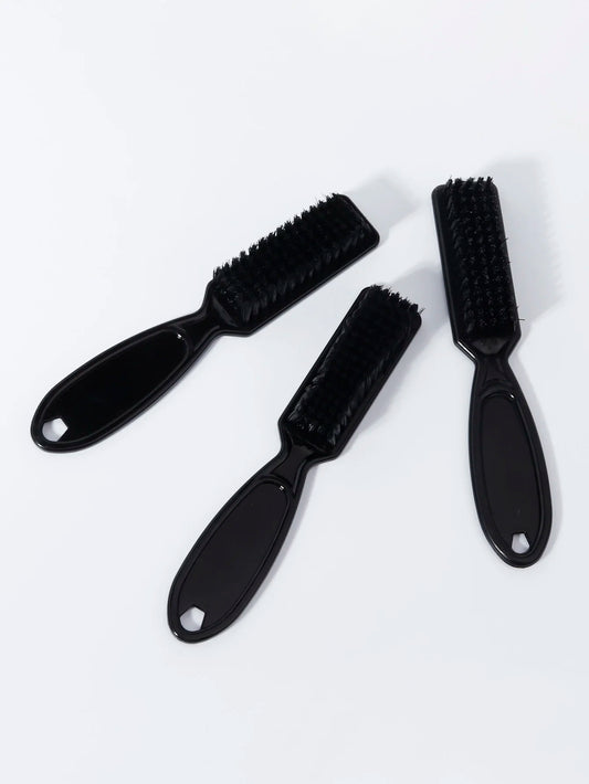 1/2/3pcs beard styling brush professional shaving beard brush hair cutting retro oil head styling carving cleaning brush