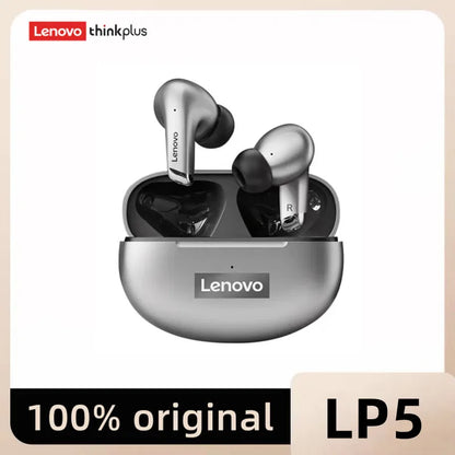 Lenovo LP5 TWS Bluetooth Earphone 9D Stereo HiFi Sports Waterproof Wireless Earbuds for iPhone 13 Xiaomi Bluetooth Headphones