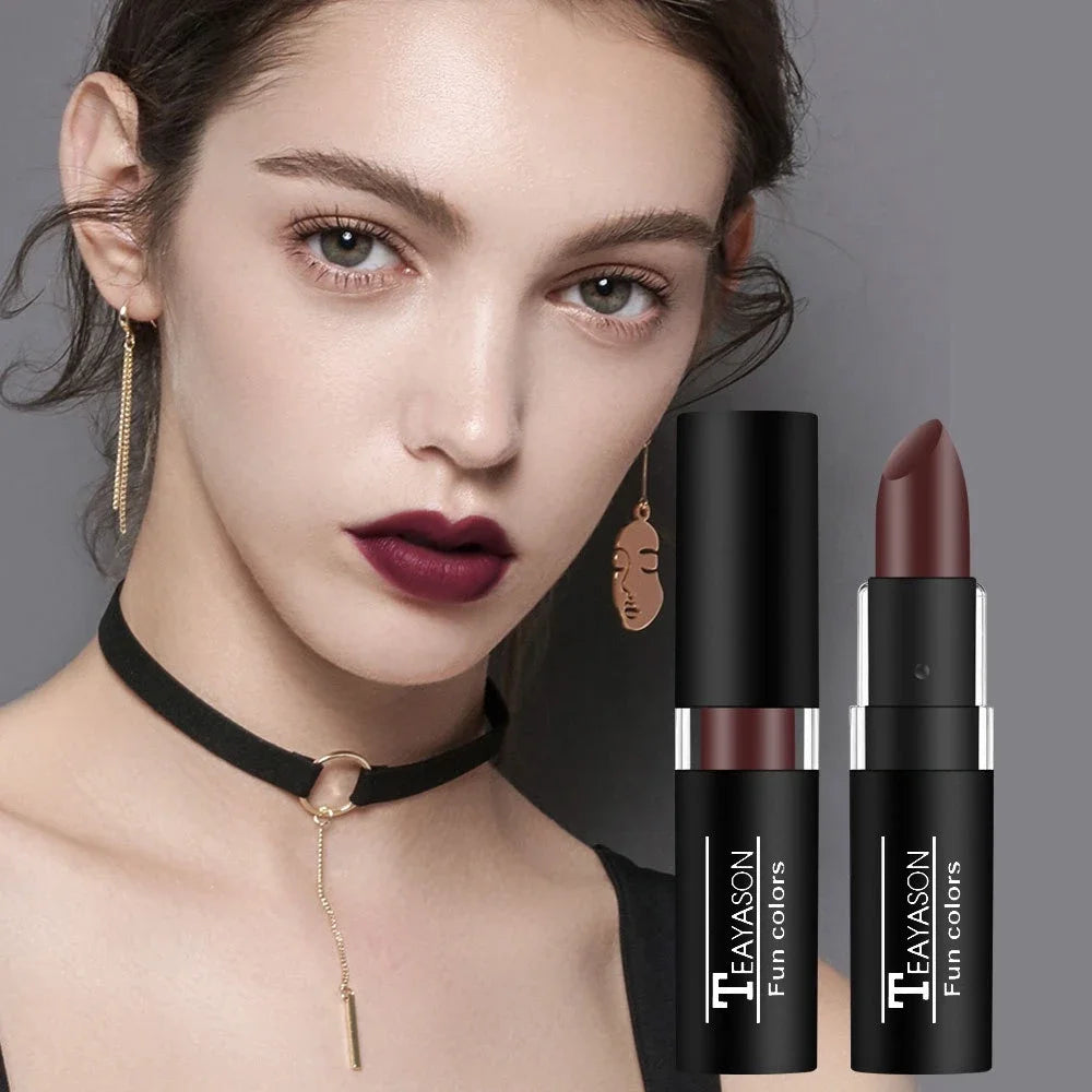 Clay Nude Lip Primer Concealer Cover Dark Lips Stick Long Lasting Gothic Matte Black Halloween White Cosplay Makeup Lip Base