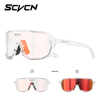 SCVCN Cycling Glasses Bike Mountain Bicycle Hiking Camping Golf UV400 Sunglasses Sport Protection Glasses for Men Women Baseball