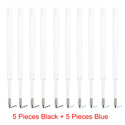 98mm1.0mm Ballpoint Pen Refills For Parker Pens Medium Point Blue Red Black Ink Rods For Writing Office Stationery