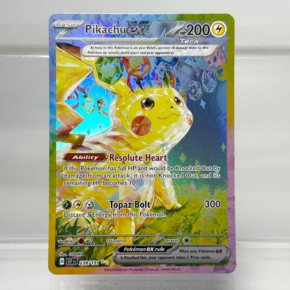 PKM Holographic PROXY Cards Scarlet-Violet Series Latias EX Pikachu EX Alolan Exeggutor PTCG Game Collection Cards Game Toys