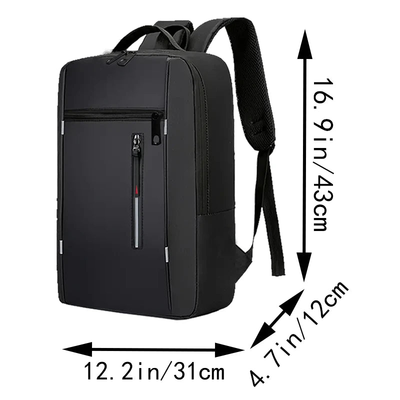 Fashion Business Laptop Backpack Large Capacity Shockproof Computer Bag Casual Office Travel Shoulder Bag for Work