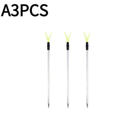 50/80cm Fishing Bankstick Adjustable Extending Rod Rest Telescopic Fishing Stand Holders Fishing Rod Bracket Fishing Accessories