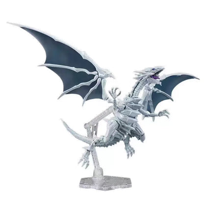 【New-Hot】Yu-Gi-Oh Arrogant Dragon Blue-Eyes White Dragon  Assembly Model Figure Desktop Decoration Holiday Birthday Gift
