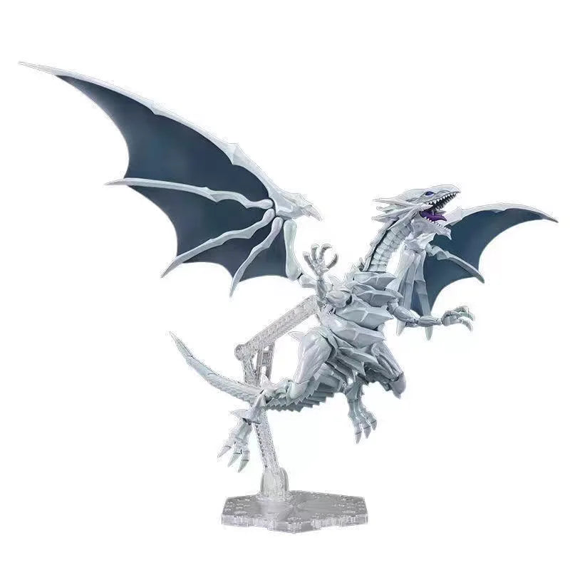 【New-Hot】Yu-Gi-Oh Arrogant Dragon Blue-Eyes White Dragon  Assembly Model Figure Desktop Decoration Holiday Birthday Gift