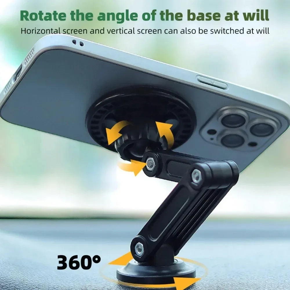 360° Rotate Strong Magnetic Car Phone Holder For Foldable Phone Stand Air Vent Magnet Mount Mobile stand