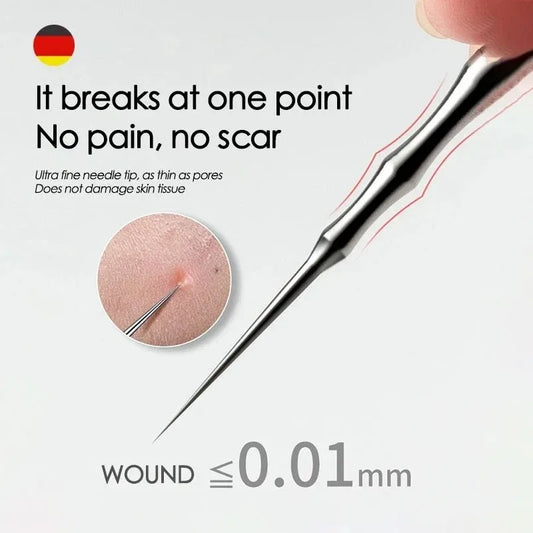 New Acne Needle Kit, Remove Blackheads, Pimples & Closed Comedones
