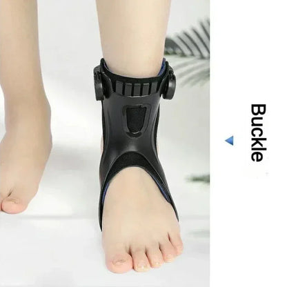 Drop Foot Brace Orthosis Drop Foot Ankle Support with Comfortable Adjustable Buckle for Hemiplegia Stroke Shoes Walking