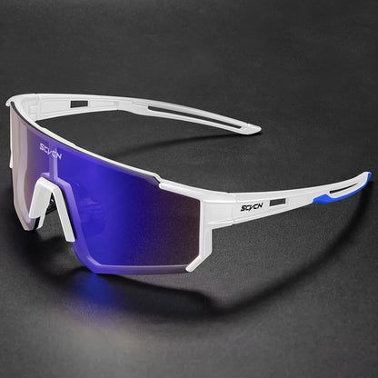 SCVCN Outdoor Cycling Sunglasses Men MTB Bike Glasses  Sports Mountain Climbing fishing Women Bicycle Cycling UV400 Goggles