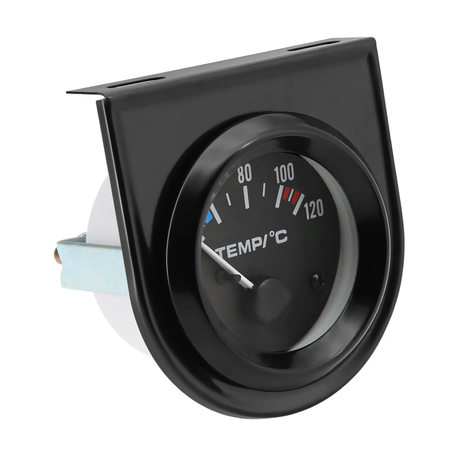 Auto Car 2" 52mm Water Temp Gauge 40~120 Celsius Temperature Meter Sensor 1/8NPT Gasoline Car 12V Auto Instrument Black Shell