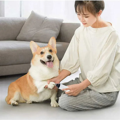 Dog Nail Grinders Painless USB Charging  Rechargeable Pet Nail Clippers Quiet Electric Dog Cat Paws Nail Grooming Trimmer Tools