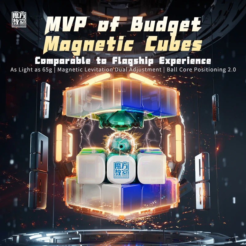 [CubeFun] MoYu RS3M V5 3x3x3 Magnetic Magic Cube Ball Core Professional Cubo Magic Speed 3x3 Cube RS3M Moyu Cubing Puzzle Toys
