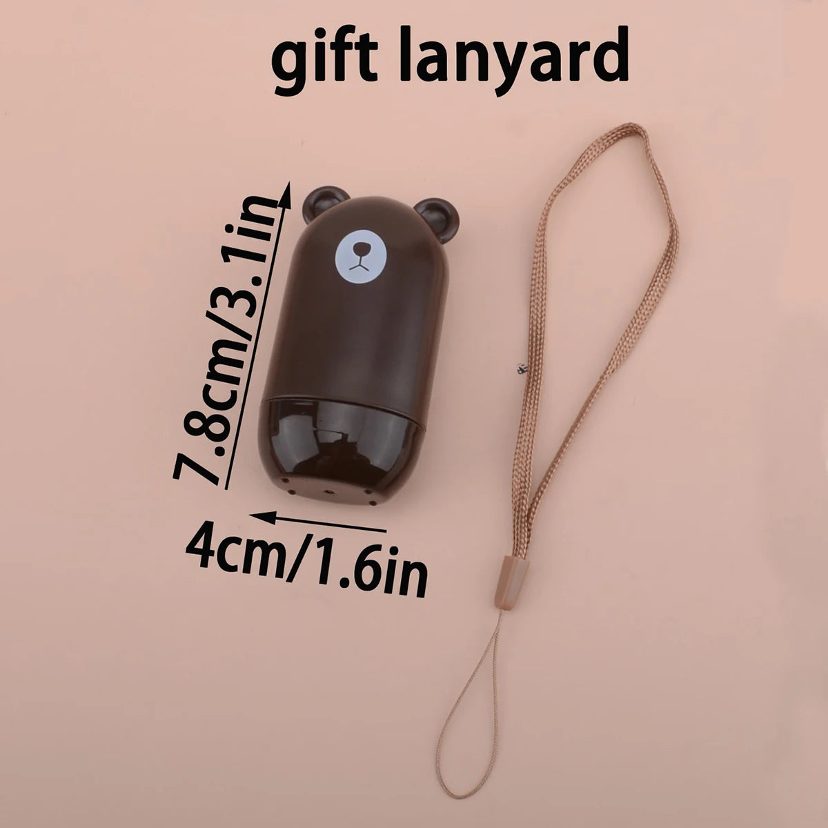 1 Cute Bear Shaped Roller Stamp, Study Notebook Typos Cover Graffiti Fashion Stamp, Personal Privacy Graffiti Daily Necessities
