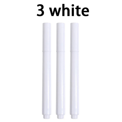 Liquid Chalk Erasable Pen 3-100Pcs White Marker for Glass Windows Blackboard Chalkboard Whiteboard Marker Drawing Chalk Pens