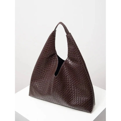 Minimalist Hobo Tote Bag for Women - Retro Elegant Large Capacity Shoulder Bag for Work, Travel & Daily Use