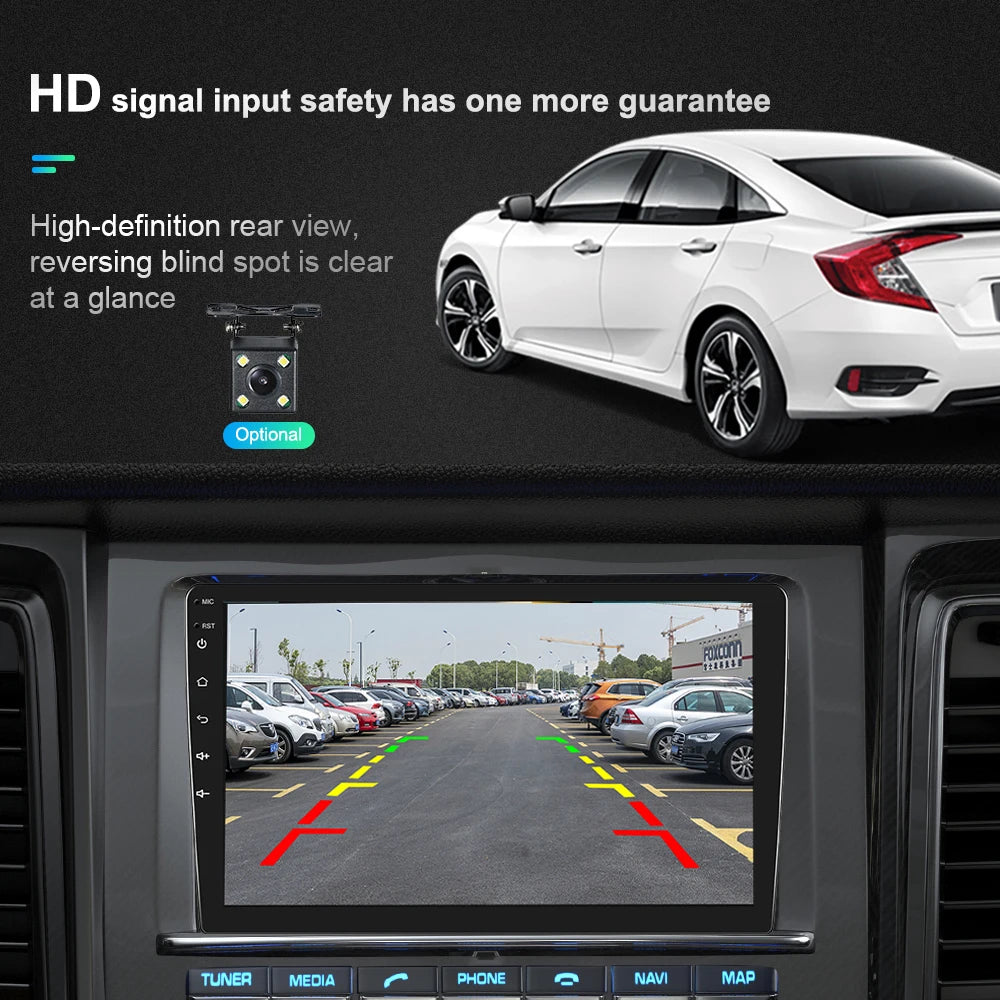 7/9/10 inch Universal Android 13 Car Radio 32G/64G Autoradio android 2 Din car radio GPS BT Central Multimedia Smart car systems