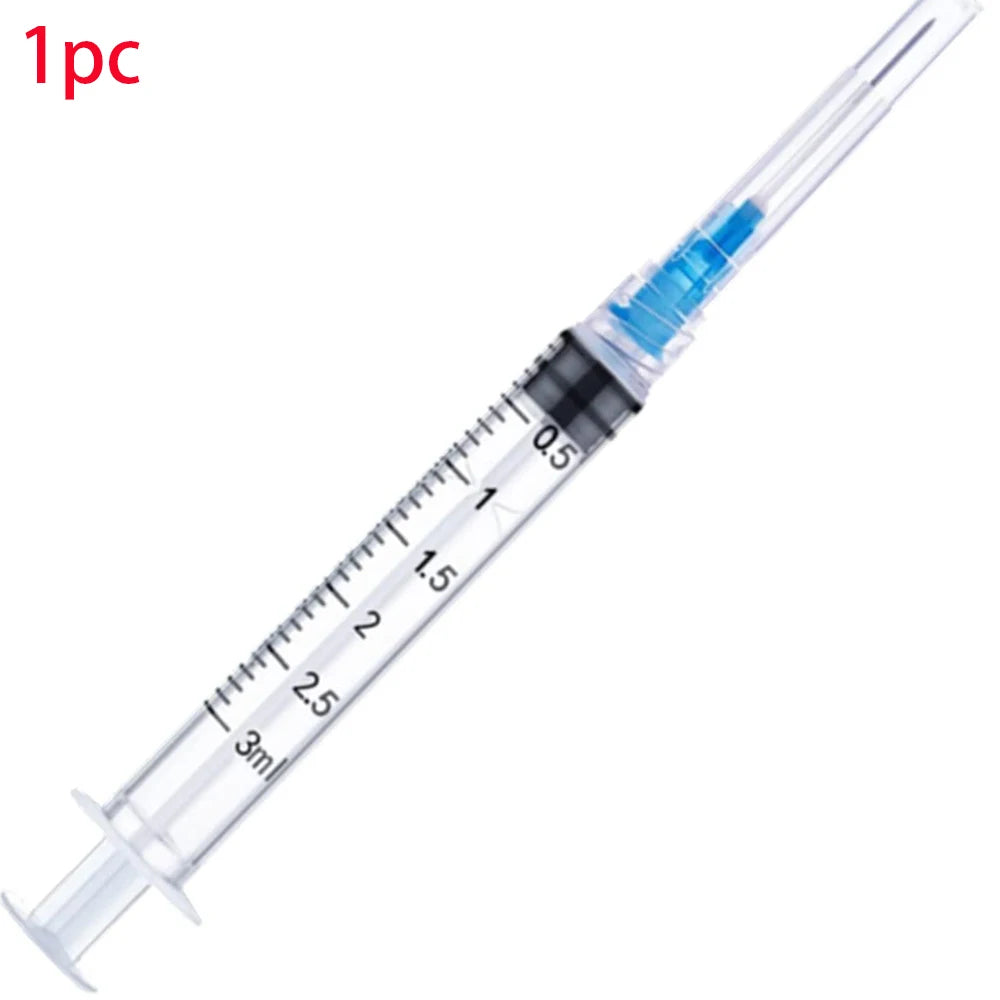 3ml Disposable Luer Lock Syringe, Suitable for Pets and Farm Animals, Industrial Use, Laboratory Dispensing, and Manual Applications