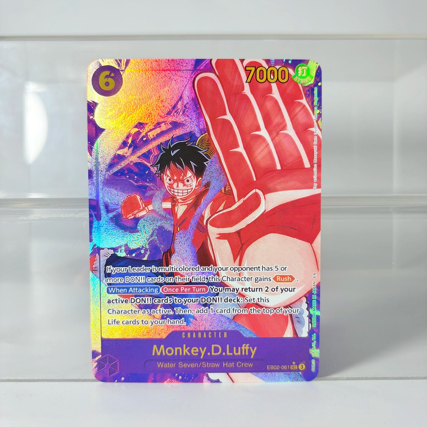 Anime One Piece OPCG Card Chopper/Luffy/Ace/Sanji/Zoro/Kuzan/Pudding/Sogeking/Game Anime Collectine Proxy Cards English Version