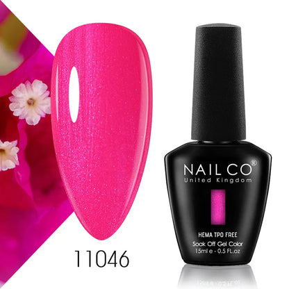 NAILCO 15ml HEMA FREE TPO FREE Top Base Coat Nail Gel Polish Supplies Vernis Semi Permanent Nail Art Manicure Gel Ongle UV Nails
