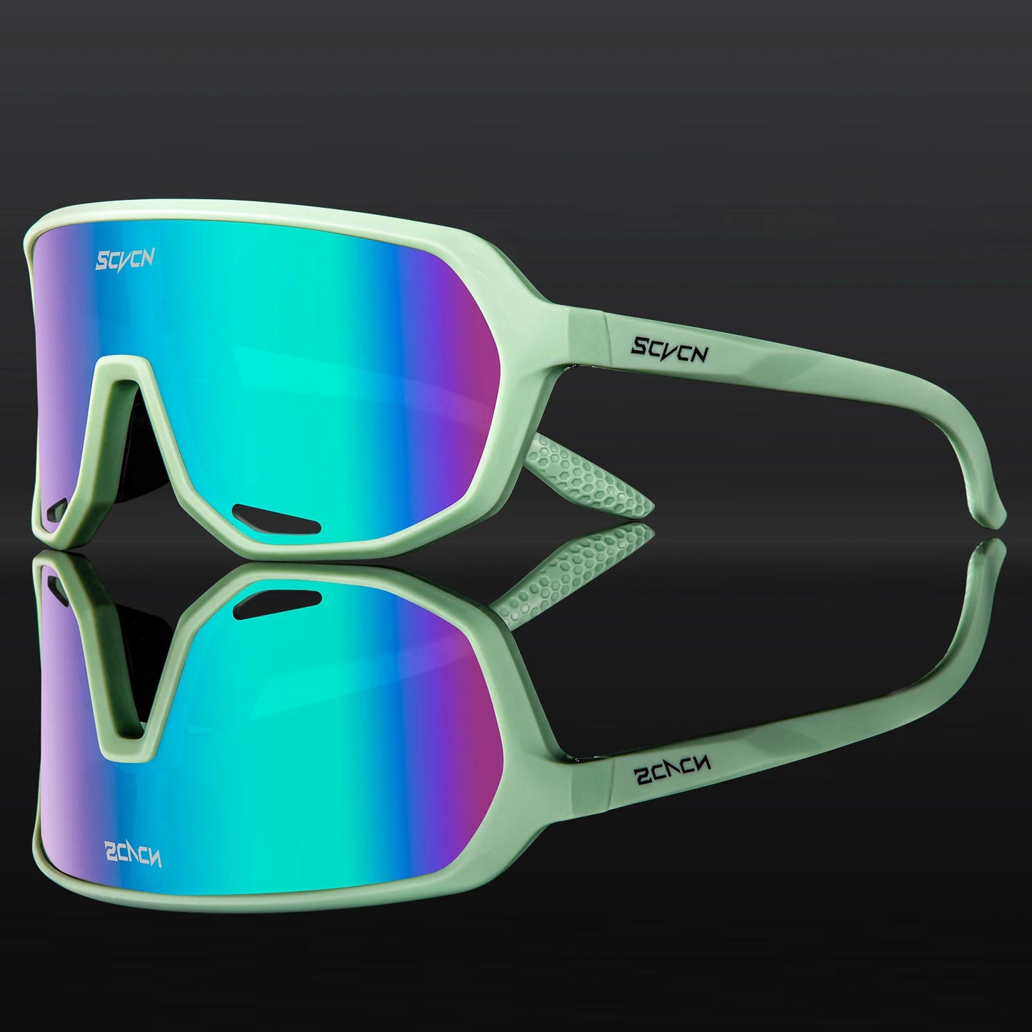 SCVCN Cycling Glasses Outdoor Sports Bicycle Sunglasses UV400 Running Eyewear Men MTB Cycling Sunglasses Road Bike Glasses