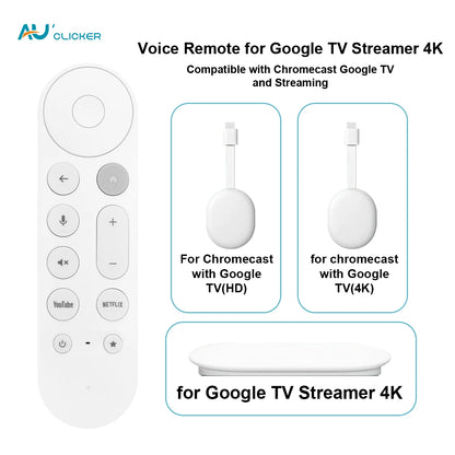 New RC-BT1991-V1 Replacement Remote Control Fit For Google TV Streamer 4K HDR Voice Remote Control with Find My Remote Feature
