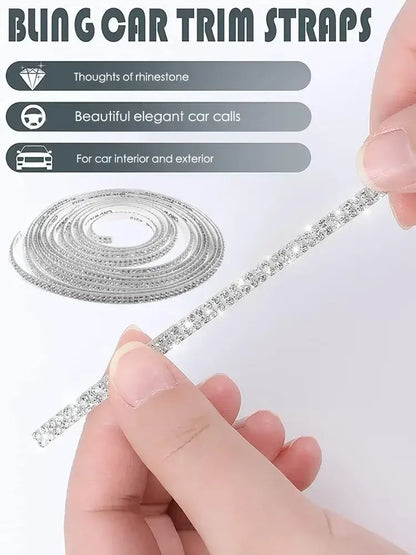 Car Decorative Stickers Auto Crystal Artificial Diamond Girls Car Decoration Accessories Auto Interior Cover  Waterproof amagi