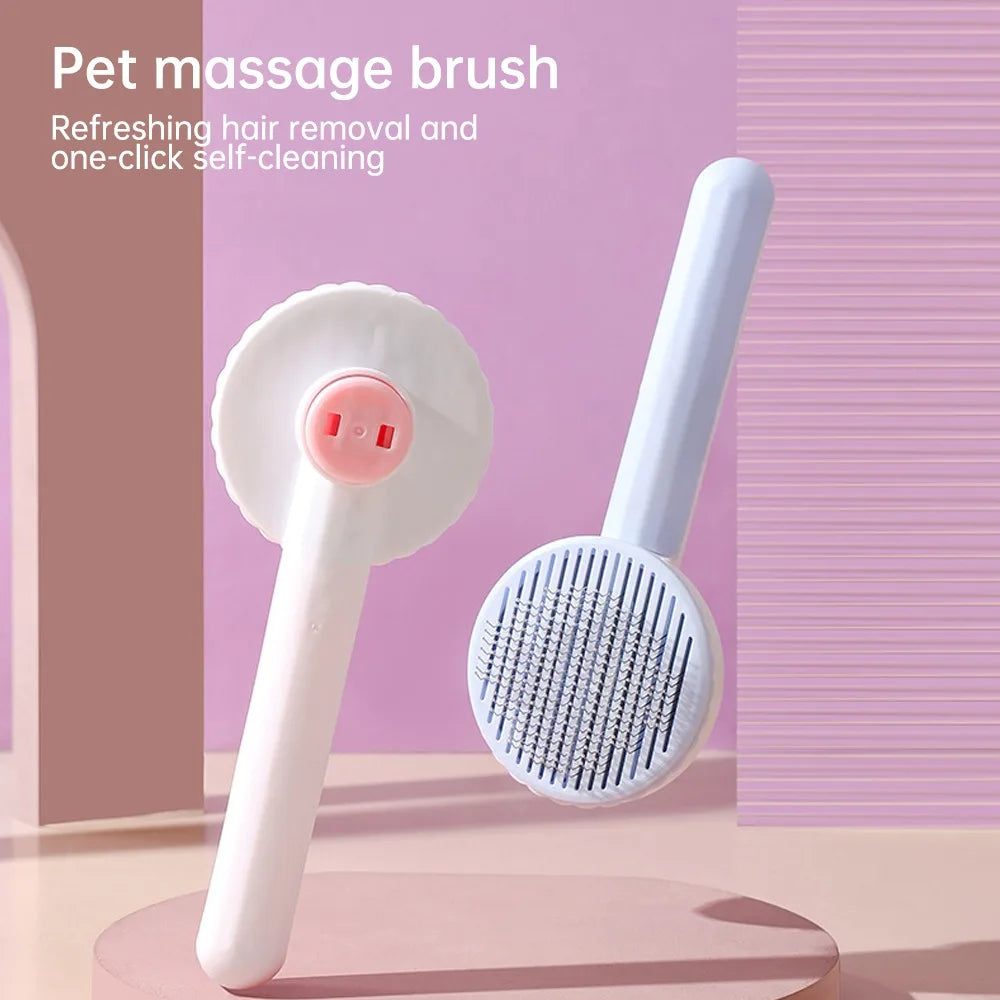 Pet Dog Hair Brush Cat Comb Grooming and Care Cat Brush Stainless Steel Comb for Long Hair Dogs Cleaning Pets Dogs Accessories