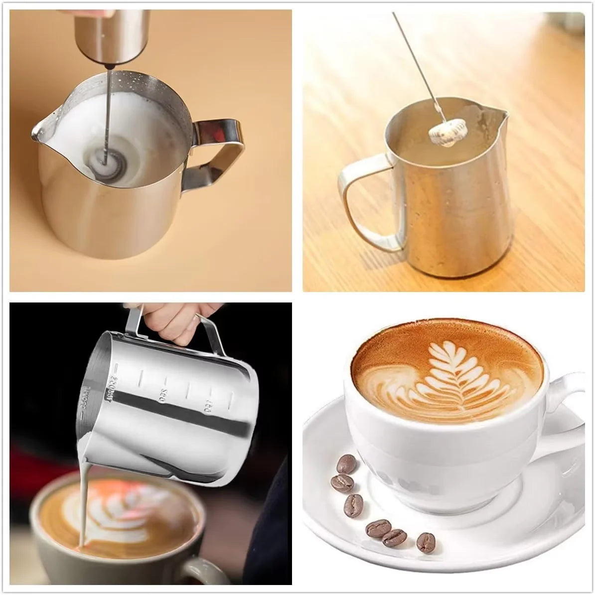 2026 NEW HOT stainless steel high-speed milk frother, coffee frother multi-purpose suitable for coffee households And baking use