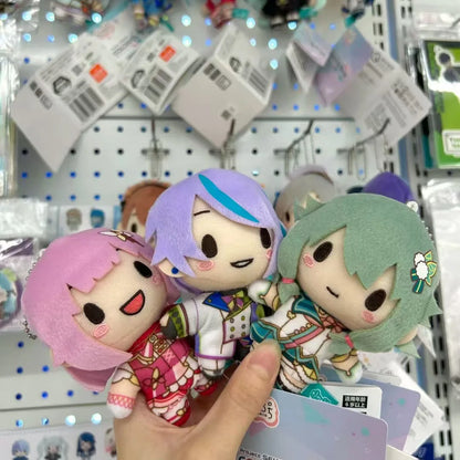 10cm PJSK Plush Keychain Project Sekai Otori Emu Stuffed Plushie Pendant Yoisaki Kanade Kawaii Backpacks Ornaments Toys Gifts