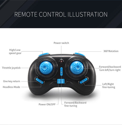 jjrc H36 Mini Drone 3D Flip Headless Mode Drones Air Pressure Height Maintain RC Quadcopter FPV Competition Dron Children's Toys