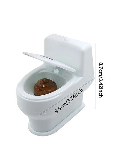 1PC-Novel Interesting Poop Spray Prank Toy Joke Cary Toys Mini Sprinkler Toilet Spray Gun Simulation Toilet Toy