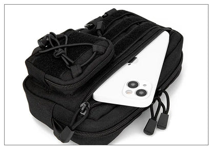 1000D EDC Pouch Molle Organizer Bag Utility EDC Tool Pouch Horizontal Modular Pouch Outdoor Waist Pack EMT Hunting Fanny Pack