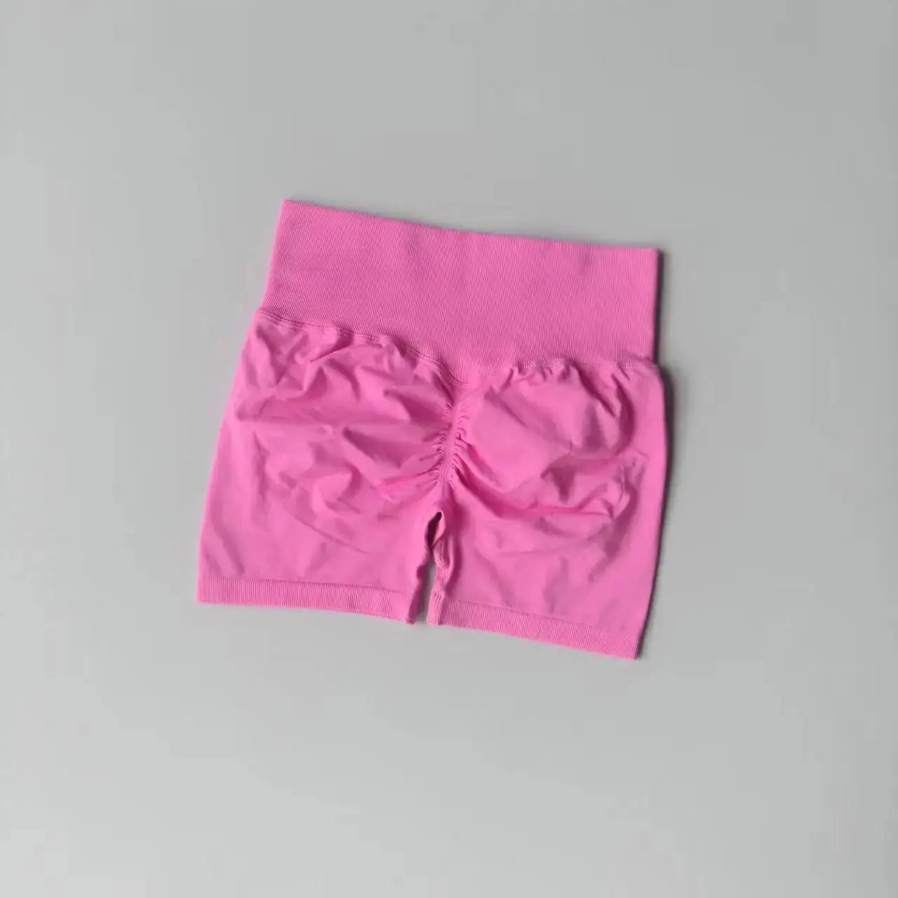 women's high-waisted hip-enhancing sport shorts, with waist shaping, slimming effect, quick-drying hip, three-point fit leggings