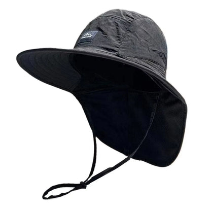 Outdoor Fishing Cap Sun Protection Wide Brim Hat Lightweight Breathable Adjustable Hiking Fishing Climbing Hat Summer Travel