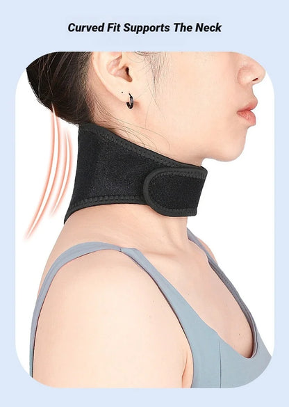 1Pcs One Piece Tourmaline Self-Heating Pads Magnet Cervical Neck Care Collar Far Infrared Relaxation Magnetic Neckband Self-Heat