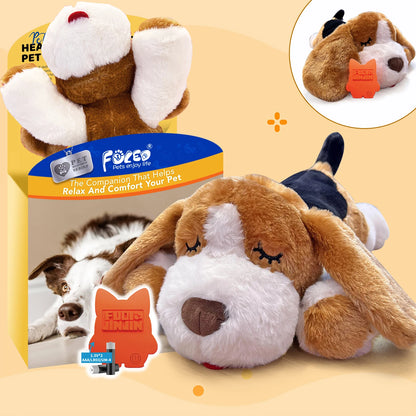 Plush Puppy Heartbeat Toys, Birthday Gifts, Rich Dog Puzzle Toys, Behavior Training, 16 Christmas