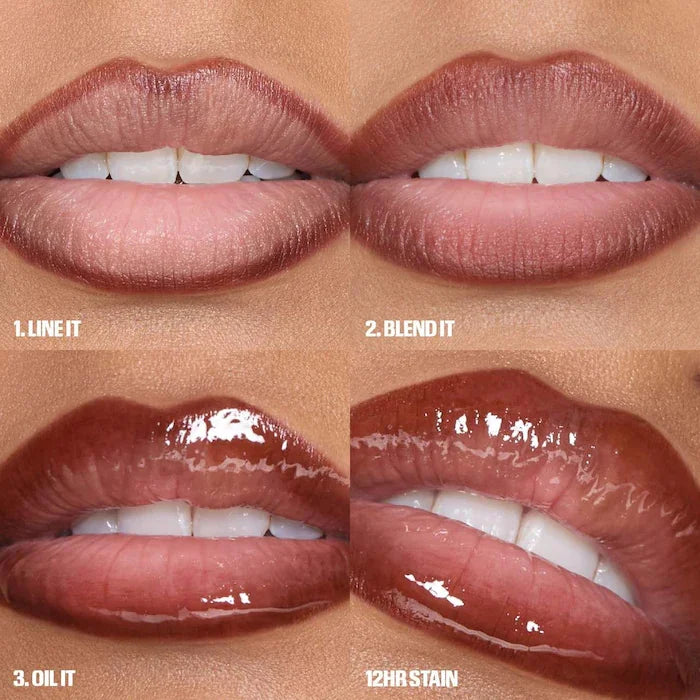 Huda Beauty Lip Liner Pencil Nude Matte Waterproof Non-stick Cup Cherry Red Lip Liner Lip Contour Pen Lipstick Makeup For Woman