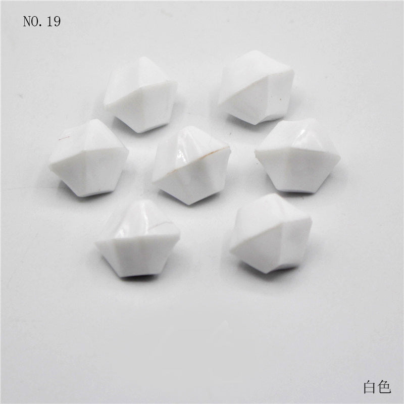 100PCS Plastic Gems Ice Grains Colorful Stones Children Jewels Acrylic Jewels Ice Counter Crystal Diamonds DIY Crafts Beads Toy