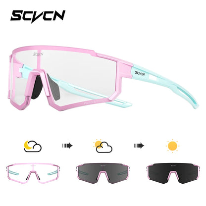 SCVCN Fashion Street Sunglasses for Men Sport Y2K Cycling Glasses MTB Bike Bicycle Camping Golf UV400 Glasses Women Baseball