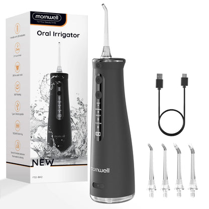 Mornwell 5032 Water Floss Sonic Water Flosser 270ML Tank Oral Teeth Whitening Home Appliance Teeth Cleaner Oral Water Jet