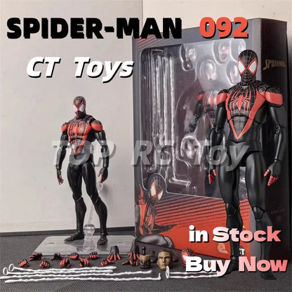 CT Toys 092 Figure 2099 Spider Man Across The Spider-verse Miles Morales SHF Action Figure Model Figurine Collection Toys Gifts