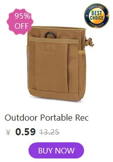 Molle Utility EDC Waist Bag Tactical Pouch Medical First Aid Bag Outdoor Sports Camping Hunting Waist Belt Pocket Sundry Bag