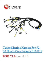 Universal Auto Car Power Window Switch Lifting Switch 5 Pin DC 12V 20A Blue/Red Light Color And Harness